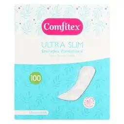 Pick n Pay Liquor Comfitex Unscented Ultra Slim Pantyliners 100 Pack offer