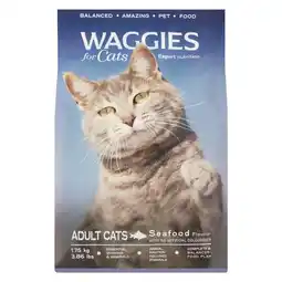 Pick n Pay Liquor Waggies Cat Dry Seafood 1.75kg offer
