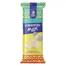 Pick n Pay Liquor Coti Condensed Milk White Chocolate Slab 80g offer