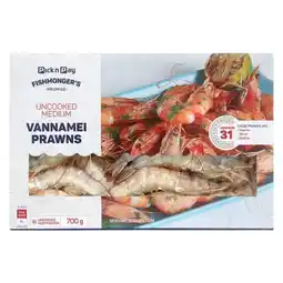 Pick n Pay Liquor PnP Fishmonger's Vannamei Prawn 31/40 700g offer