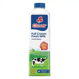 Pick n Pay Liquor Clover Full Cream Fresh Milk 1l offer