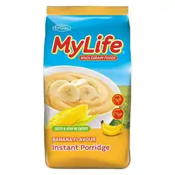 Pick n Pay Liquor MyLife Banana Flavour Instant Porridge 500g offer