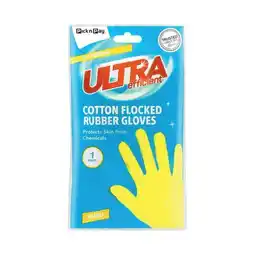 Pick n Pay Liquor PnP Ultra Cotton Fleece Lined Rubber Gloves Small offer
