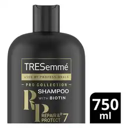 Pick n Pay Liquor Tresemmé Repair & Protect Damaged Hair Repair with Biotin Shampoo 750ml offer