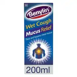 Pick n Pay Liquor Benylin Wet Cough Mucus 200ml offer