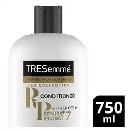 Pick n Pay Liquor Tresemmé Repair & Protect Damaged Hair Repair with Biotin Conditioner 750ml offer
