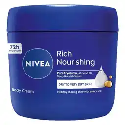 Pick n Pay Liquor Nivea Rich Nourishing Body Cream 400ml offer