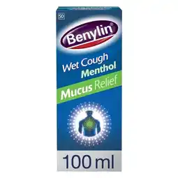Pick n Pay Liquor Benylin Wet Cough Menthol Mucus 100ml offer