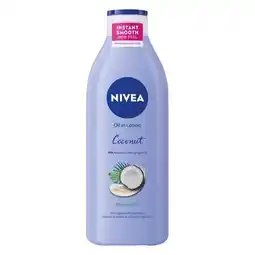 Pick n Pay Liquor Nivea Body Coconut Oil In Lotion 400ml offer