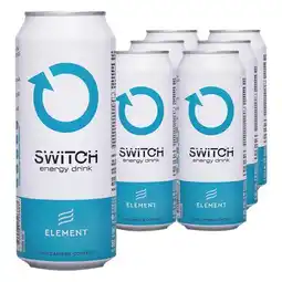 Pick n Pay Liquor Switch Energy Drink Element 6 x 500ml offer