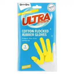 Pick n Pay Liquor PnP Ultra Cotton Fleece Lined Rubber Gloves Medium offer