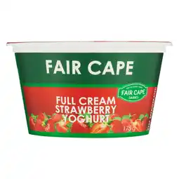 Pick n Pay Liquor Fair Cape Full Cream Strawberry Yoghurt 175g offer