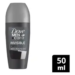 Pick n Pay Liquor Dove Men + Care Invisible Dry Antiperspirant Roll On Deodorant 50ml offer