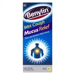 Pick n Pay Liquor Benylin Wet Cough Mucus Relief 100ml offer