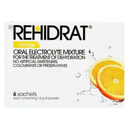 Pick n Pay Liquor Rehidrat Orange Oral Electrolyte Mixture Sachet 6 x 14g offer