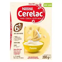 Pick n Pay Liquor Nestle Cerelac Banana Stage 1 Baby Cereal 200g offer