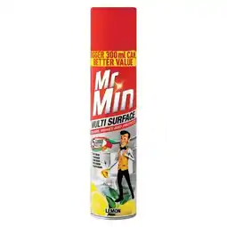 Pick n Pay Liquor Mr Min Multi Surface Polish Lemon 300ml offer