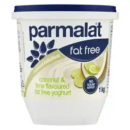 Pick n Pay Liquor Parmalat Coconut & Lime Fat Free Yoghurt 1kg offer