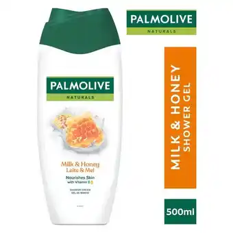Pick n Pay Liquor Palmolive Naturals Milk & Honey Shower Gel - B/Wash 500ml offer