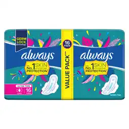 Pick n Pay Liquor Always Ultra Pads Mesh Long 16 Pack offer