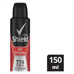 Pick n Pay Liquor Shield Men Dry Original Antiperspirant Deodorant Body Spray 150ml offer