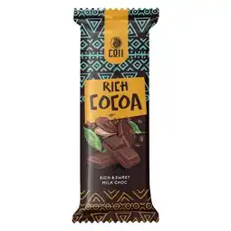 Pick n Pay Liquor Coti Rich Cocoa Milk Chocolate Slab 80g offer