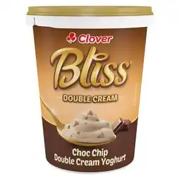 Pick n Pay Liquor Clover Bliss Double Cream Choc Chip Dairy Snack 500g offer