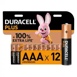 Pick n Pay Liquor Duracell Plus AAA Batteries 12 Pack offer