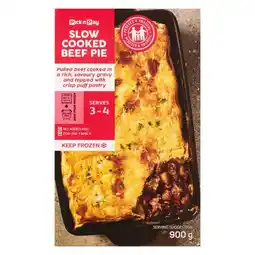 Pick n Pay Liquor PnP Slow Cooked Beef Pie 900g offer