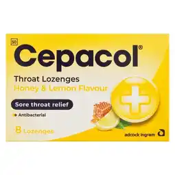 Pick n Pay Liquor Cepacol Lozenges Honey & Lemon 8 Pack offer