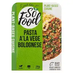 Pick n Pay Liquor So Food Fussili Pasta in Vegetable Bolognese Sauce 330g offer