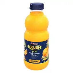 Pick n Pay Liquor Clover Krush Fruit Juice Blend 100% Orange 500ml offer