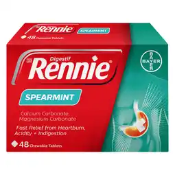 Pick n Pay Liquor Rennie Spearmint Antacid Tablets 48s offer
