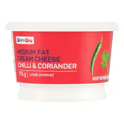 Pick n Pay Liquor PnP Chilli & Coriander Medium Fat Cream Cheese 175g offer