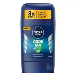 Pick n Pay Liquor Nivea Cool Kick Fresh Male Deodorant offer