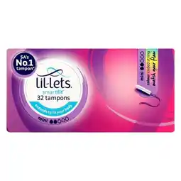 Pick n Pay Liquor Lil-lets Smartfit Mini Tampons 32 Pack offer