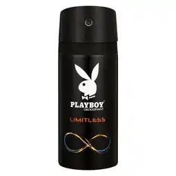 Pick n Pay Liquor Playboy Deodorant Limitless 150ml offer