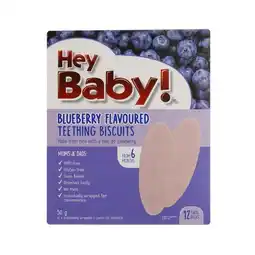 Pick n Pay Liquor Hey Baby Blueberry Teething Biscuit 50g offer