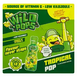 Pick n Pay Liquor Wild Pops Tropical Flavour Kids Drink 12 x 100ml offer
