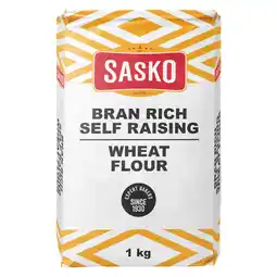 Pick n Pay Liquor Sasko Self Raising Bran Flour 1kg offer