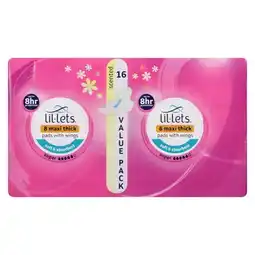Pick n Pay Liquor Lil-lets Scented Maxi Thick Pads With Wings 16 Pack offer