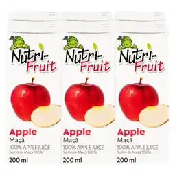 Pick n Pay Liquor Nutri-Fruit Apple Juice 6 x 200ml offer