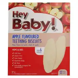 Pick n Pay Liquor Hey Baby Apple Teething Biscuit 50g offer