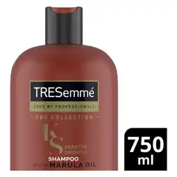 Pick n Pay Liquor Tresemmé Keratin Smooth Frizz Control Lower Sulphate Shampoo 750ml offer