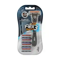 Pick n Pay Liquor Bic Flex 4easy Razors + 4 Cartridges offer