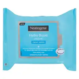 Pick n Pay Liquor Neutrogena Hydro Boost Facial Wipes 25 Pack offer