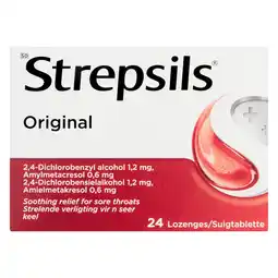 Pick n Pay Liquor Strepsils Original Lozenges 24 Pack offer