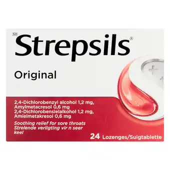 Pick n Pay Liquor Strepsils Original Lozenges 24 Pack offer