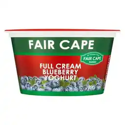 Pick n Pay Liquor Fair Cape Full Cream Blueberry Yoghurt 175ml offer