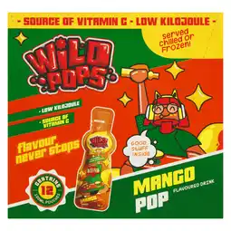 Pick n Pay Liquor Wild Pops Mango Flavour Kids Drink 12 x 100ml offer